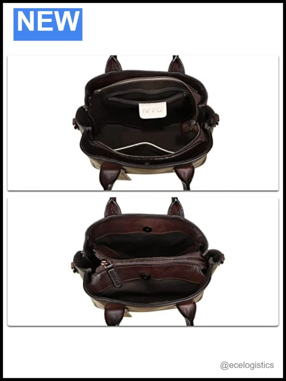 Genuine Leather Satchel Top Handle Women Hobo Handbag Vintage Crossbody Purse